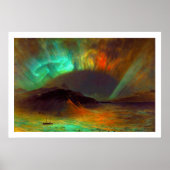 Aurora Borealis van Frederic Edwin Church Print (Voorkant)