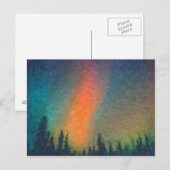 Aurora Borealis Van Gogh Briefkaart (Voorkant / Achterkant)