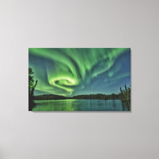 AURORA BOREALIS VERPAKT CANVAS AFDRUK (Voorkant)