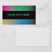 Aurora Borealis Visitekaartje (Voorkant / Achterkant)