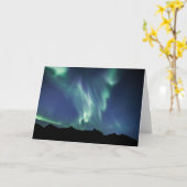 Aurora Borealis Wenskaart Kaart (Gele Bloem)