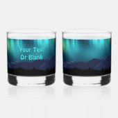 Aurora Borealis Whisky Glas (Achterkant)
