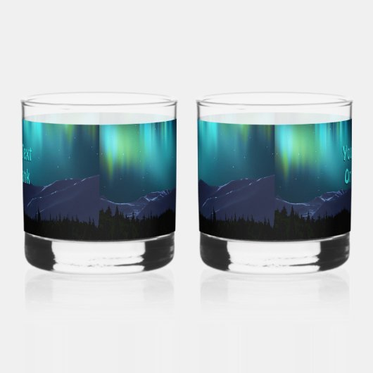 Aurora Borealis Whisky Glas (Rechts)
