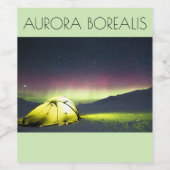 Aurora Borealis Wijnetiketten Wijn Etiket (Enkel label)