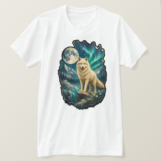 Aurora Borealis Wildlife T-Shirt (Design voorkant)
