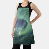 Aurora Borealis Winter Landschap Foto Schort (Insitu)