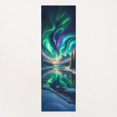 Aurora Borealis Winter Yoga Mat (Voorkant)