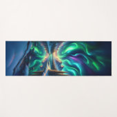 Aurora Borealis Winter Yogamat  (Voorkant (horizontaal))