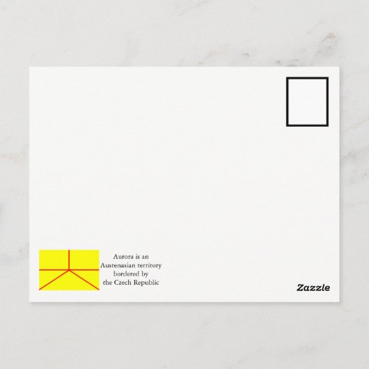 Aurora Briefkaart (Achterkant)