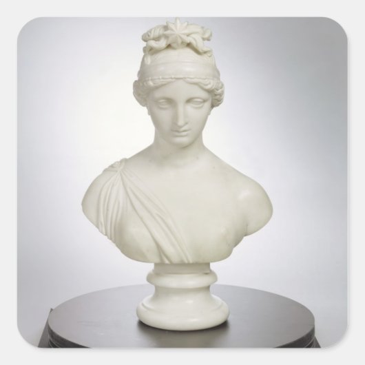 Aurora, c.1843-45 (Marble) Vierkante Sticker (Voorkant)