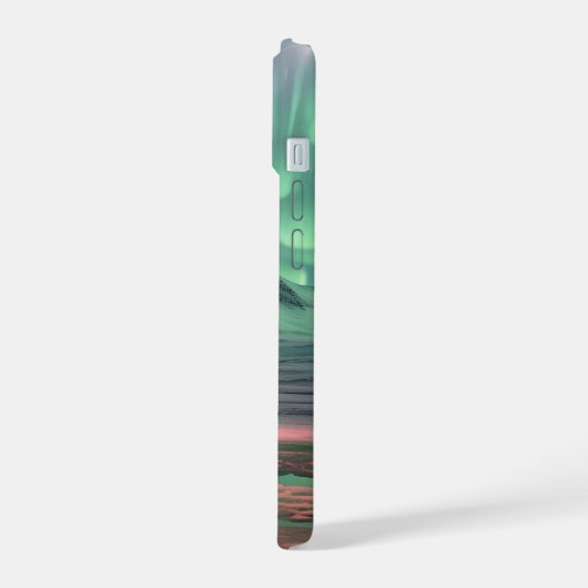 Aurora Christmas iPhone 15 Case (Linkerkant)