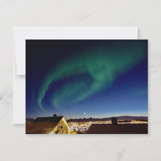 Aurora City Feestdagenkaart (Voorkant)