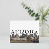Aurora CO Skyline met Aurora in het Briefkaart Sky (Staand voorkant)