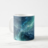 Aurora Code Cosmos Verkenning Kunst Mok (Voorkant links)