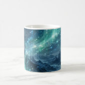 Aurora Code Cosmos Verkenning Kunst Mok (Center)