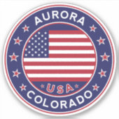 Aurora Colorado, Aurora Sticker (Voorkant)