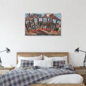 Aurora, Colorado - grote letterscènes Canvas Afdruk (Insitu (Slaapkamer))