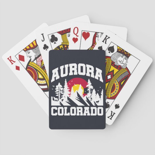 Aurora, Colorado Pokerkaarten (Achterkant)