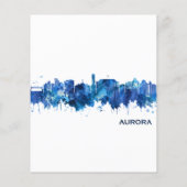Aurora Colorado Skyline Blue Flyer (Achterkant)
