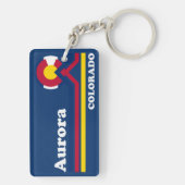 Aurora Colorado Sleutelhanger (achterkant)