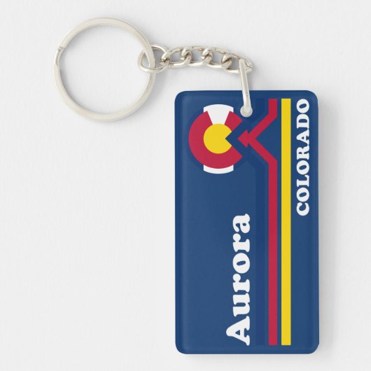 Aurora Colorado Sleutelhanger (Voorkant)