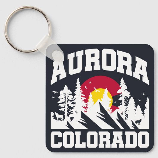 Aurora, Colorado Sleutelhanger (Voorkant)