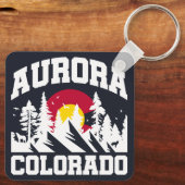 Aurora, Colorado Sleutelhanger (Achterkant)