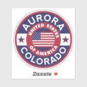 AURORA, Colorado Sticker (Vel)