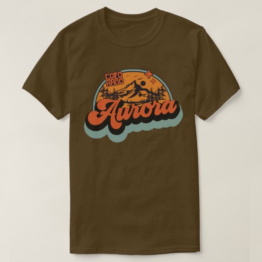 Aurora, Colorado T-shirt (Design voorkant)