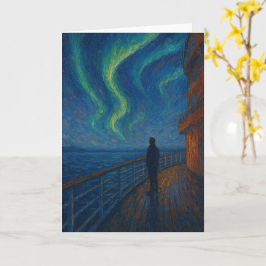 Aurora Cruise Christmas Kaart (Gele Bloem)