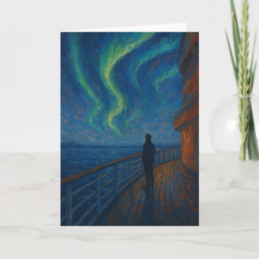 Aurora Cruise Kerstmis Kaart (Voorkant)