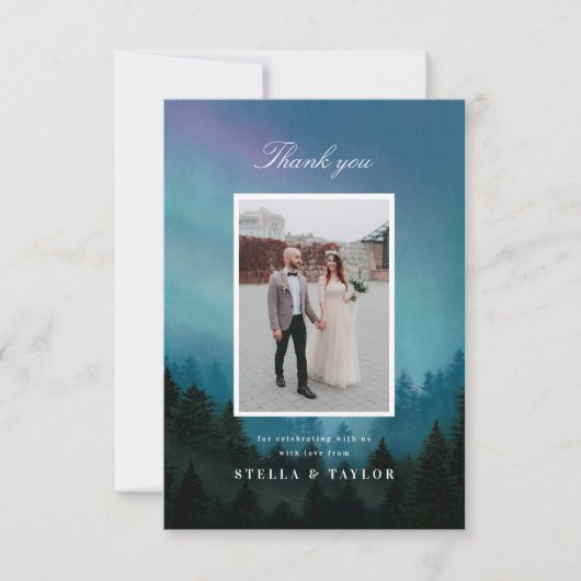 Aurora Dank u Bedankkaart (Voorkant)