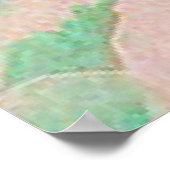 Aurora door Clive Henry kleurrijk roze Poster (Hoek)