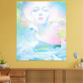 Aurora door Clive Henry pastel licht Canvas Afdruk (Insitu (Woonkamer))