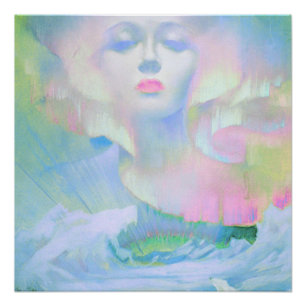 Aurora door Clive Henry pastel licht Perfect Poster