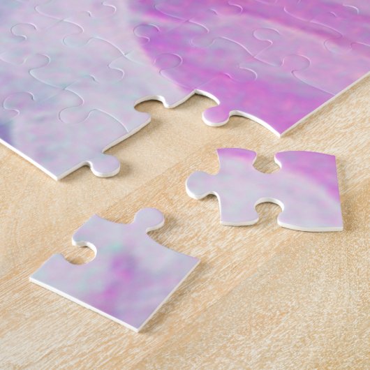 Aurora door Clive Henry roze pastels Legpuzzel (Zijkant)