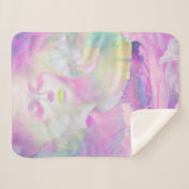 Aurora door Clive Henry roze pastels Sherpa Deken (Voorkant (horizontaal))