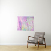 Aurora door Clive Henry roze pastels Wandkleed (In Situ (horizontaal))