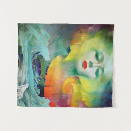 Aurora door Clive Henry vibrant Wandkleed (Voorkant (horizontaal))