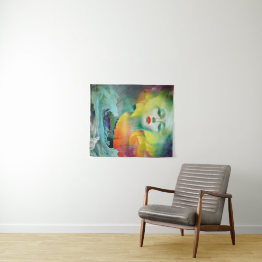 Aurora door Clive Henry vibrant Wandkleed (In Situ (horizontaal))