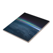 Aurora doorgesneden met de aardegloed vanuit de ru tegeltje (Zijkant)