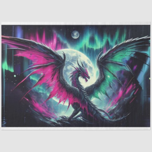 Aurora Dragon Tissuepapier (Voorkant)