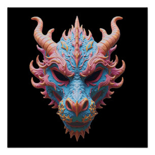 Aurora Drakon Masker Perfect Poster