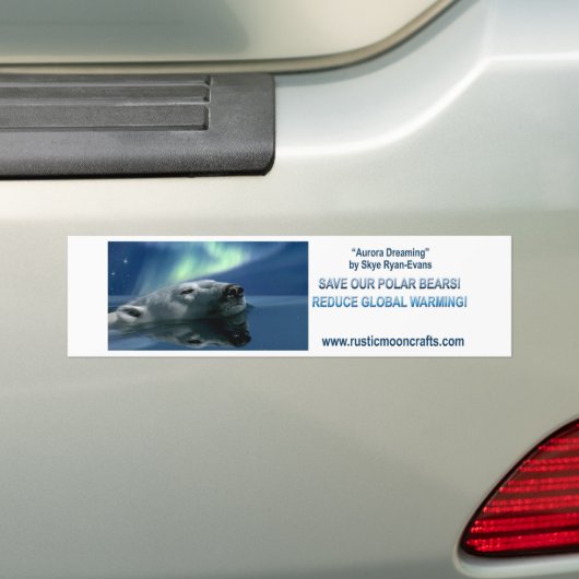 AURORA DREAMING Bumper Bumpersticker (Op auto)