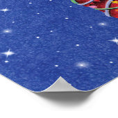 Aurora en een kerstboom. poster (Hoek)