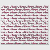 Aurora faded pink personalisiertes Geschenkpapier Cadeaupapier (Vlak)