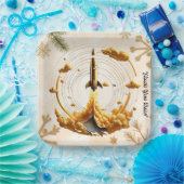 "Aurora Flight" Papieren Bordje (Feest)