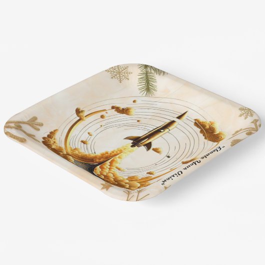 "Aurora Flight" Papieren Bordje (Gebogen)