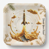 "Aurora Flight" Papieren Bordje (Voorkant)