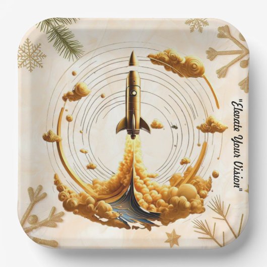 "Aurora Flight" Papieren Bordje (Voorkant)